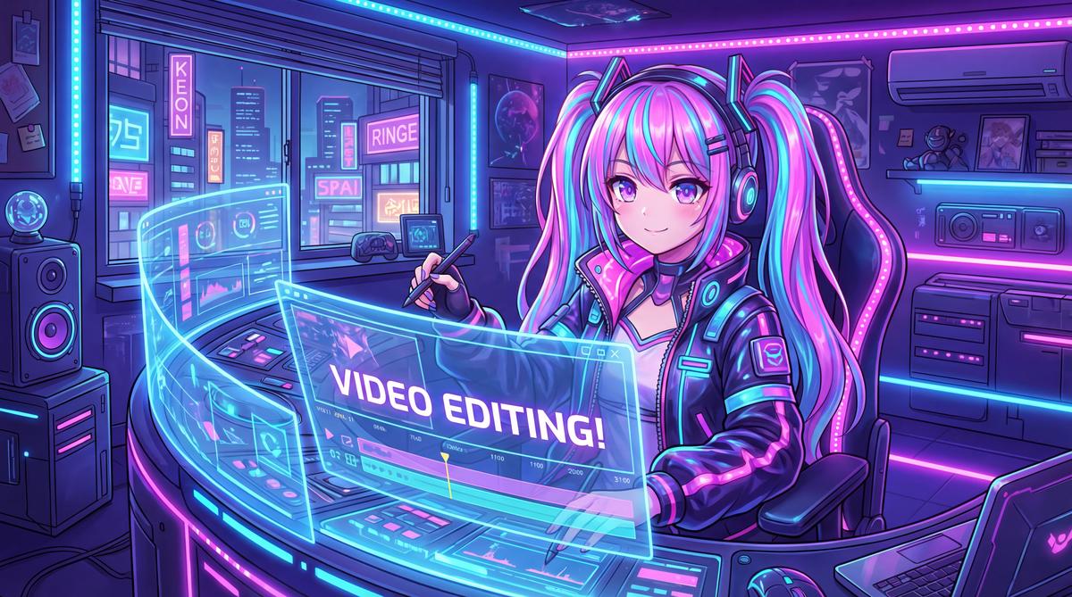 女神视频动漫-赛博少女AI科幻动漫